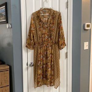 NWT peasant style semi sheer dress from Dress Barn